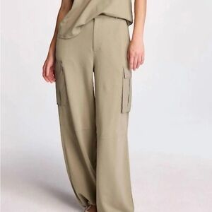 Elegant Wide Leg Tan Pants